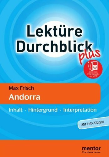 Max Frisch: Andorra - Buch mit MP3-Download: Inhalt - Hintergrund - Interpretation