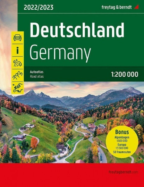 Deutschland, Autoatlas 1:200.000