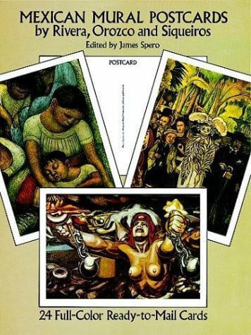 Mexican Mural Postcards by Rivera, Orozco and Siqueros: 24 Ready-To-Mail Cards: 24 Full-Colour Ready-to-Mail Cards