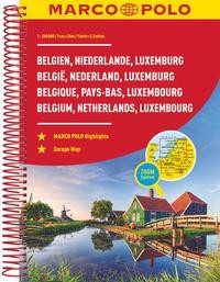 MARCO POLO Reiseatlas Benelux 1:200.000