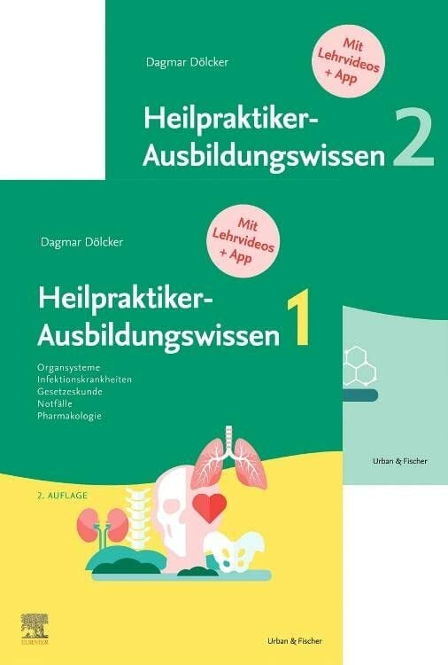 Dölcker, Set Heilpraktiker Ausbildungwissen Bd. 1 und 2 Dölcker, Set Heilpraktiker Ausbildungwissen Bd. 1 und 2