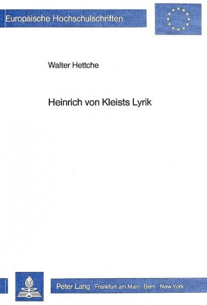 Heinrich von Kleists Lyrik