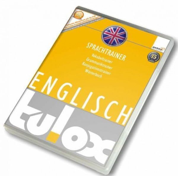 tulox Sprachtrainer Englisch - Vokabeltrainer, Konjugations- und Grammatiktrainer inklusive Wörterbuch mit 20.000 fremdsprachlichen vertonten Vokabeln