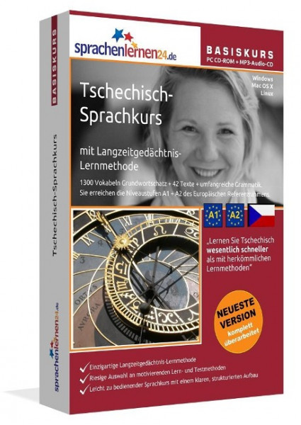 Sprachenlernen24.de Tschechisch-Basis-Sprachkurs. PC CD-ROM für Windows/Linux/Mac OS X + MP3-Audio-C