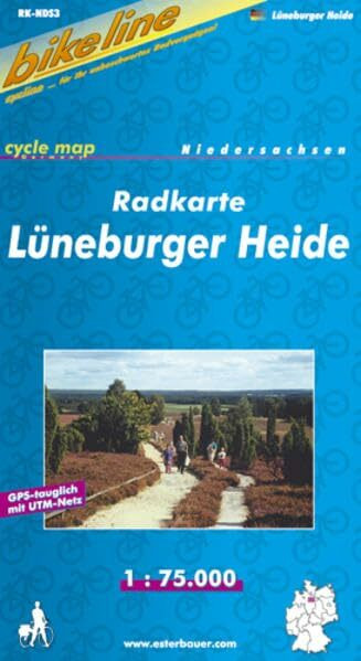 Lüneburger Heide: 1:75000. (RK-NDS3): Buchholz, Lüneburg, Soltau, Celle. GPS tauglich m. UTN-Netz. Mit Zentrums- u. Ortsplänen (Bikeline Radkarte)