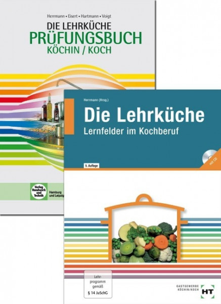 Paketangebot: Die Lehrküche und Prüfungsbuch Köchin/Koch