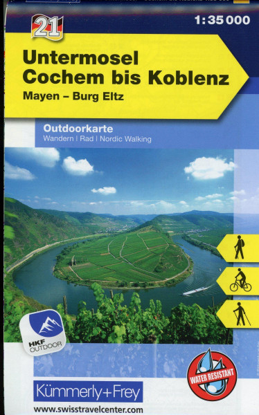 Untermosel - Cochem bis Koblenz, Mayen, Burg Eltz 1:35 000 LZ bis 2025