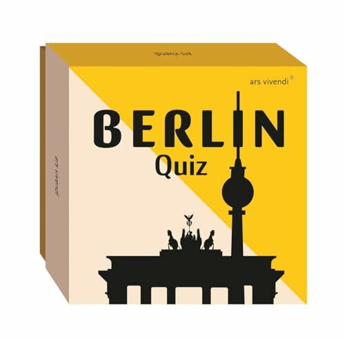 Berlin Quiz – 66 Karten mit Fragen & Antworten rund um Geschichte, Kultur & Kurioses - Wissensspiel & Geschenk für Erwachsene, Berlin-Fans & Reiselustige: Box mit 66 Spielkarten und Anleitung