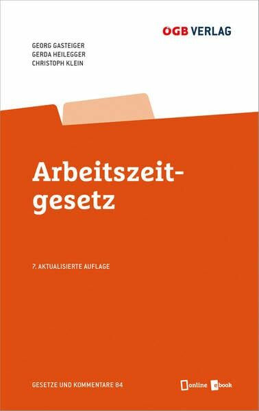 Arbeitszeitgesetz (Gesetze und Kommentare)