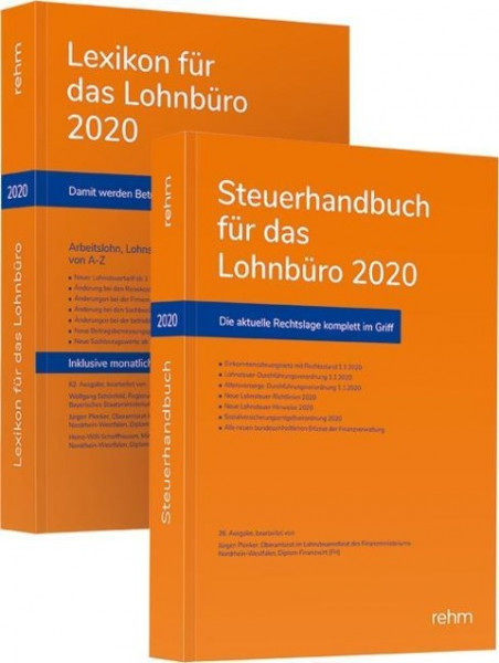 Buchpaket Lexikon für das Lohnbüro und Steuerhandbuch 2020