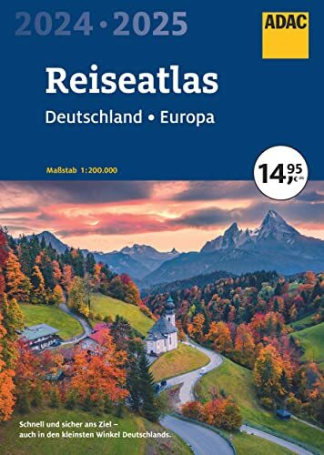 ADAC Reiseatlas 2024/2025 Deutschland 1:200.000, Europa 1:4,5 Mio. (ADAC Atlas)