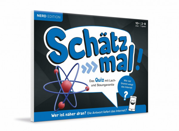 Schätz mal! Nerd Edition: Das Quiz mit Lach- und Staungarantie I Ab 10 Jahre I 2-8 Spieler I Spiele-Block
