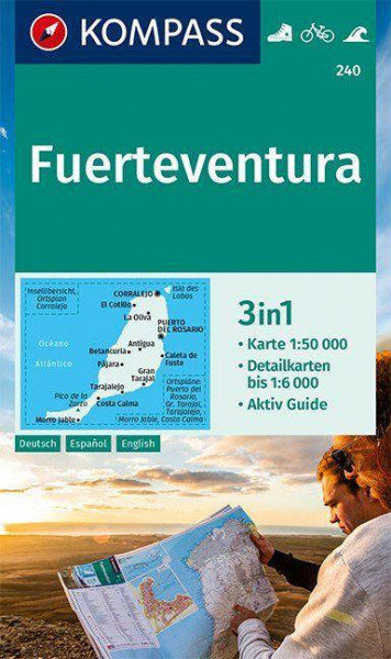 KOMPASS Wanderkarte Fuerteventura 1:50 000