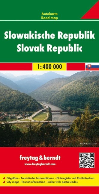 Slowakische Republik 1 : 400 000. Autokarte