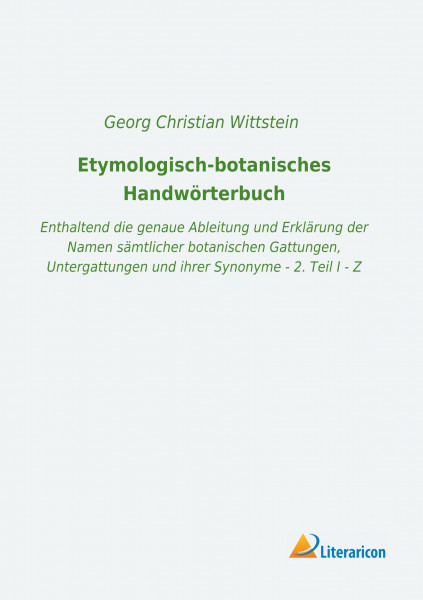 Etymologisch-botanisches Handwörterbuch