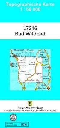 Bad Wildbad 1 : 50 000