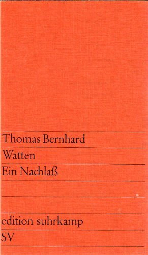 Watten: Ein Nachlass (Suhrkamp Taschenbücher)