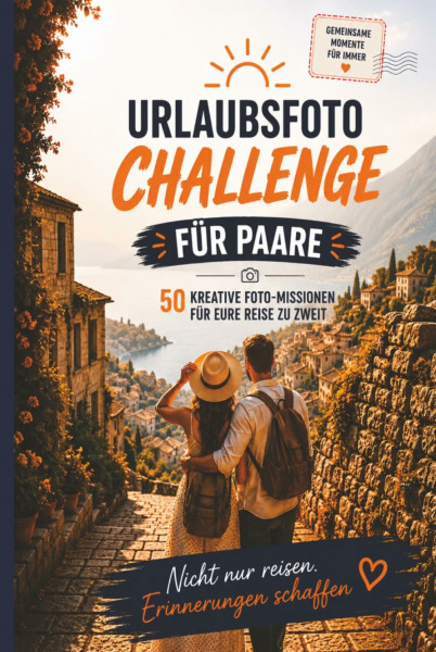 Urlaubsfoto-Challenge für Paare: 50 kreative Foto-Missionen für eure Reise zu zwei. Das Aktivitätsbuch für Paare für unvergessliche Urlaubserinnerungen und Paarzeit | Perfektes Geschenk für Paare