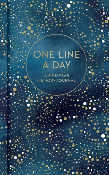 Celestial One Line a Day (Blank Journal for Daily Reflections, 5 Year Diary Book)