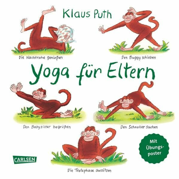 Yoga für Eltern: Mit Übungsposter