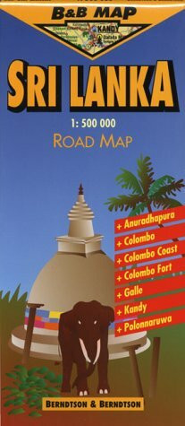 Sri Lanka Map (B&B Road Maps)