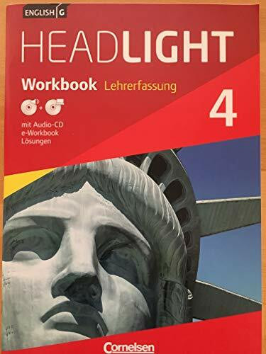 English G Headlight 4 Workbook Lehrerfassung mit Lösungen - Audio CD und e-Workbook