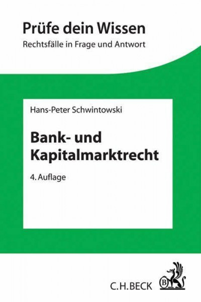 Bank- und Kapitalmarktrecht (Prüfe dein Wissen)