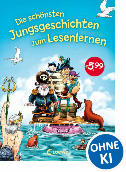Die schönsten Jungsgeschichten zum Lesenlernen: Erstlesebuch mit großer Fibelschrift für Kinder ab 5 Jahre