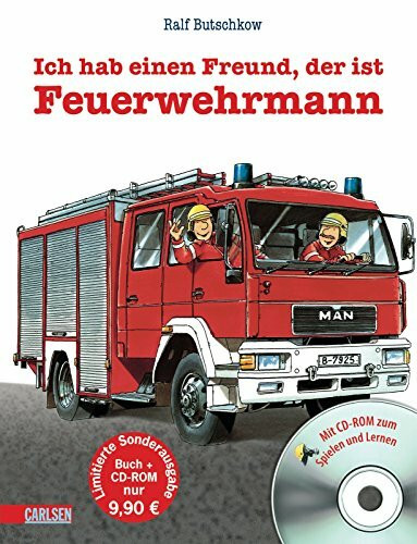 LESEMAUS Sonderbände: Ich hab einen Freund, der ist Feuerwehrmann: Gebundenes Bilderbuch mit CD-ROM