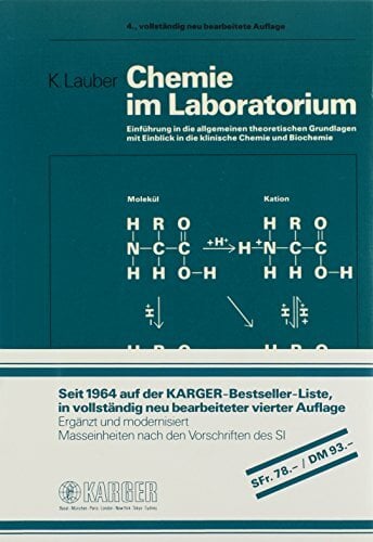 Chemie im Laboratorium: Einführung in die allgemeinen theoretischen Grundlagen mit Einblick in die klinische Chemie und Biochemie. Chemie im Laboratorium: Einführung in die allgemeinen theoretischen Grundlagen mit Einblick in die klinische Chemie und Biochemie.