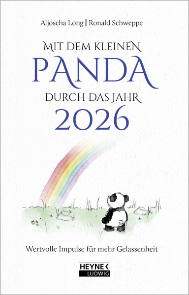 Mit dem kleinen Panda durch das Jahr 2026: Wertvolle Impulse für mehr Gelassenheit - Der inspirierende Taschenkalender – mit bezaubernden ... farbig – mit Lesebändchen – 10,0 x 15,5 cm