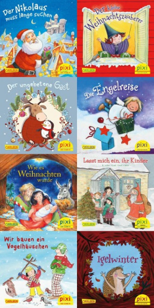 Pixi-Weihnachts-Box 33: Fröhliche Weihnacht überall (8x8 Exemplare)