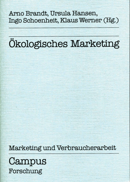Ökologisches Marketing (Campus Forschung)