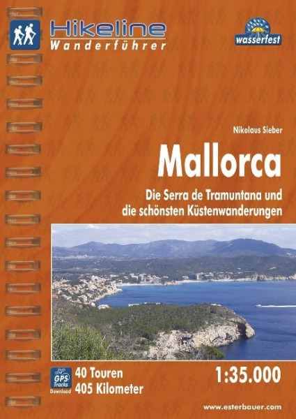 Hikeline Wanderführer Mallorca 1 : 50 000