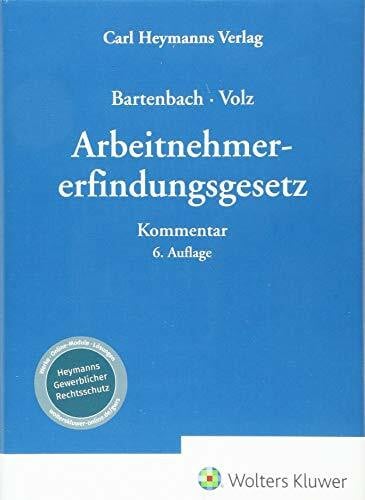 Arbeitnehmererfindergesetz: Kommentar zum Gesetz über Arbeitnehmererfindungen