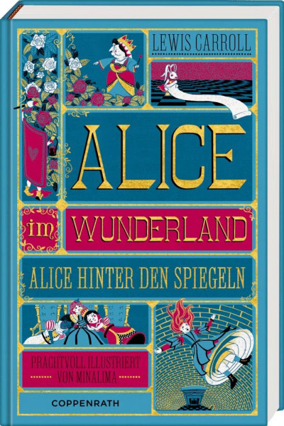 Alice im Wunderland: Alice hinter den Spiegeln: Schmuckausgabe des vergnügt-verrückten Klassikers mit aufwendigen interaktiven Extras (Klassiker MinaLima)
