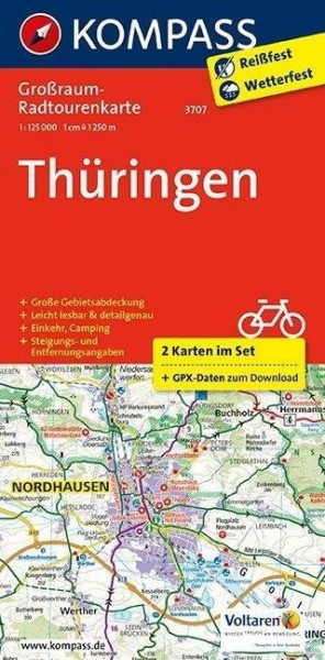 Thüringen 1:125 000