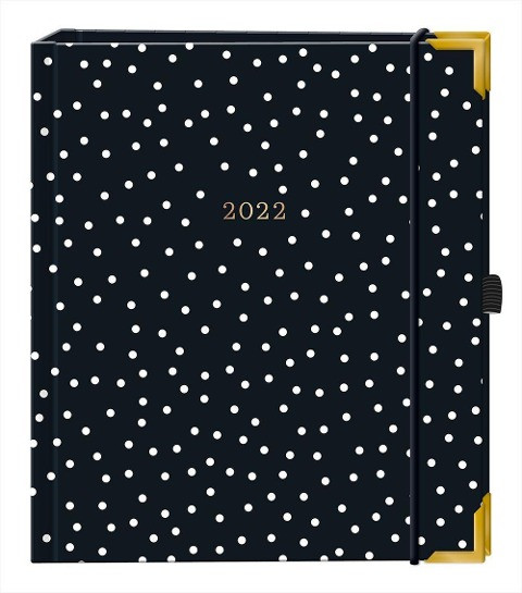 Premium-Terminplaner Black and White 2022