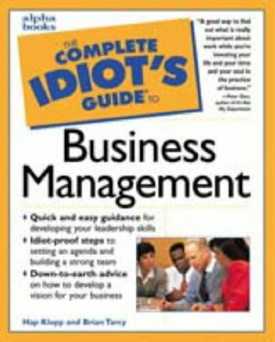 Cig: To Managing A Business (Complete Idiot's Guide to)