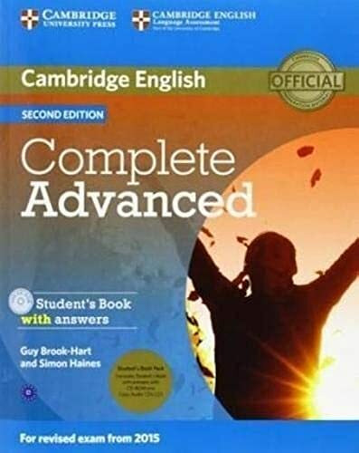 Complete Advanced Student's Book Pack (Student's Book with Answers with CD-ROM and Class Audio CDs (2)) 2nd Edition (Cambridge English)