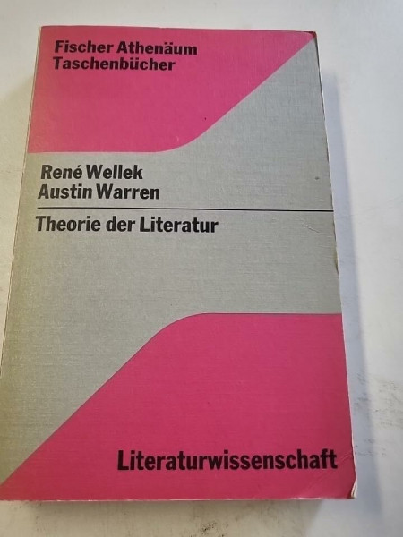 Theorie der Literatur.