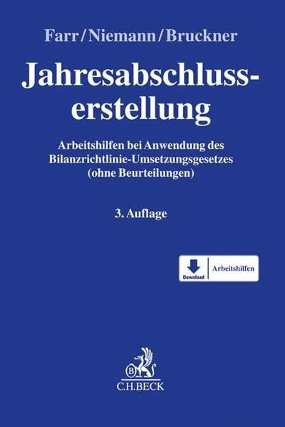 Jahresabschlusserstellung: Arbeitshilfen bei Anwendung des Bilanzrichtlinie-Umsetzungsgesetzes (BilRUG) (ohne Beurteilungen)