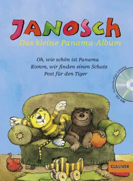 Das kleine Panama-Album: Der kleine Bär und der kleine Tiger und ihre Abenteuer. Mit Hör-CD, vollständige Lesung