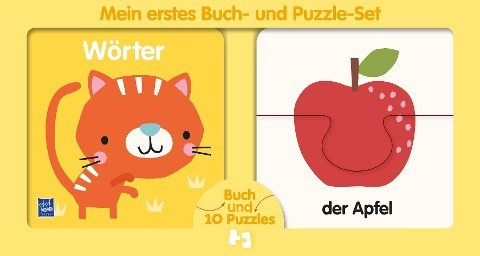 Mein erstes Buch- und Puzzle-Set Wörter
