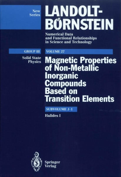 Halides I (Condensed Matter)