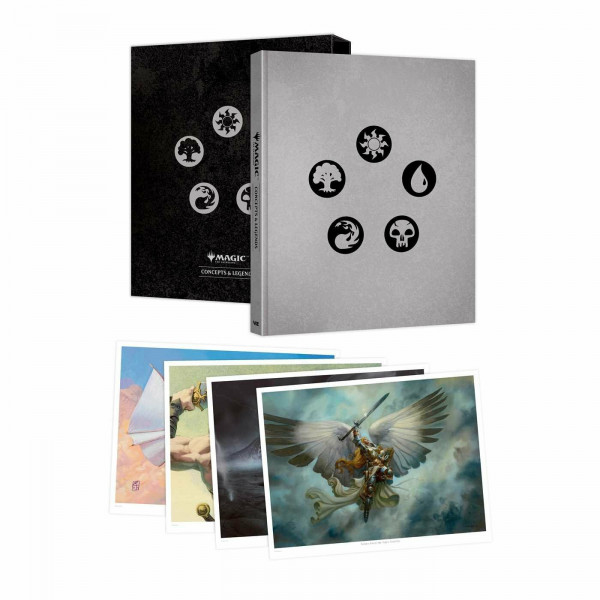 The Art of Magic: The Gathering: Concepts & Legends: The Gathering: Concepts & Legends, Includes 4 Double-Sided Collectible Art Prints