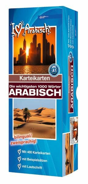 Karteikarten Die wichtigsten 1000 Wörter Arabisch (A1): (Auflage 1)
