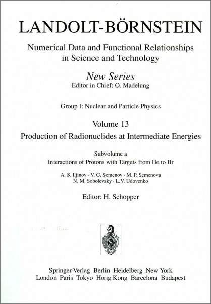 Interactions of Protons with Targets from He to Br / Wechselwirkung von Protonen mit He- bis Br-Targets (Elementary Particles, Nuclei and Atoms)