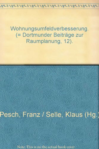 Wohnungsumfeldverbesserung. Ein Lesebuch