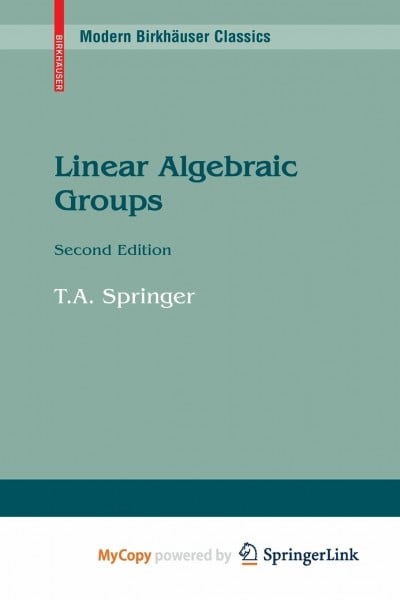 Linear Algebraic Groups (Progress in Mathematics)